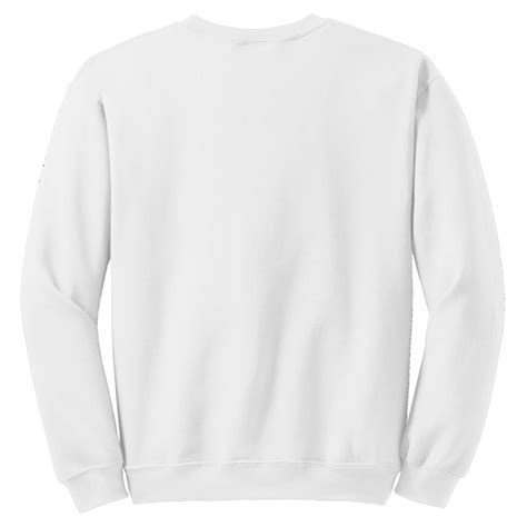 Classic White Sweatshirt for Cozy Comfort - Gildan's Best Pick